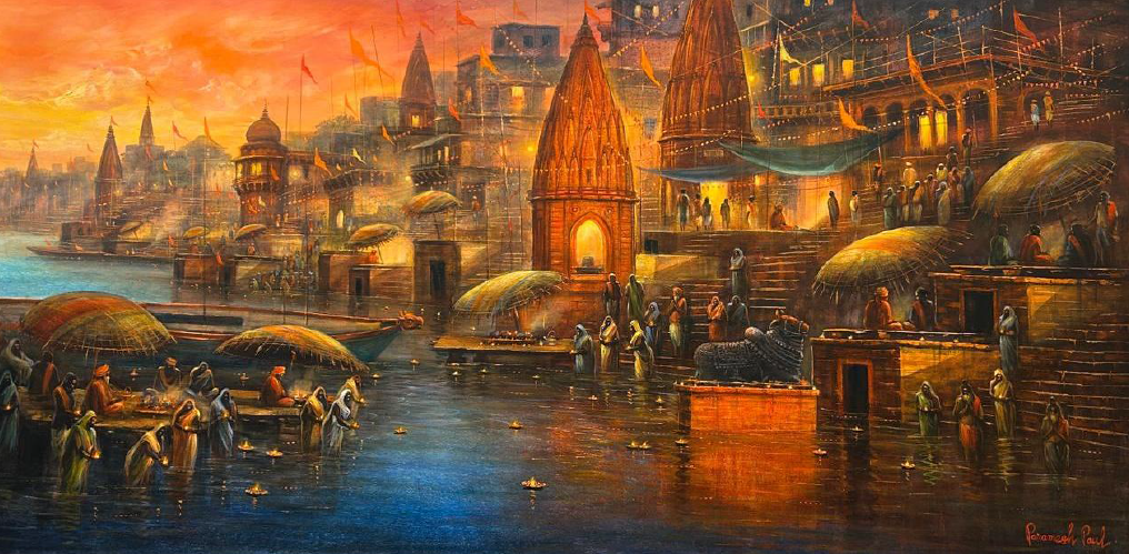 The Sacred evening of Varanasi